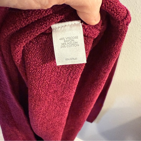 J. Jill Deep Red Pullover Sweater - Picture 5 of 5